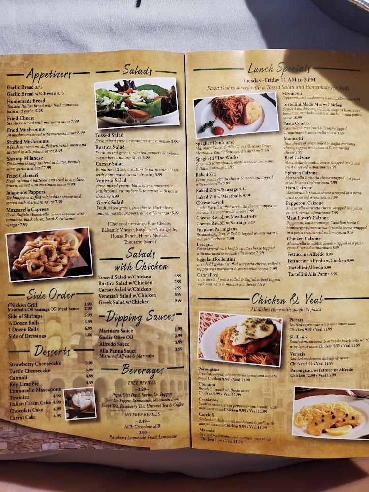 Venezia Italian Ristorante Menu image 4